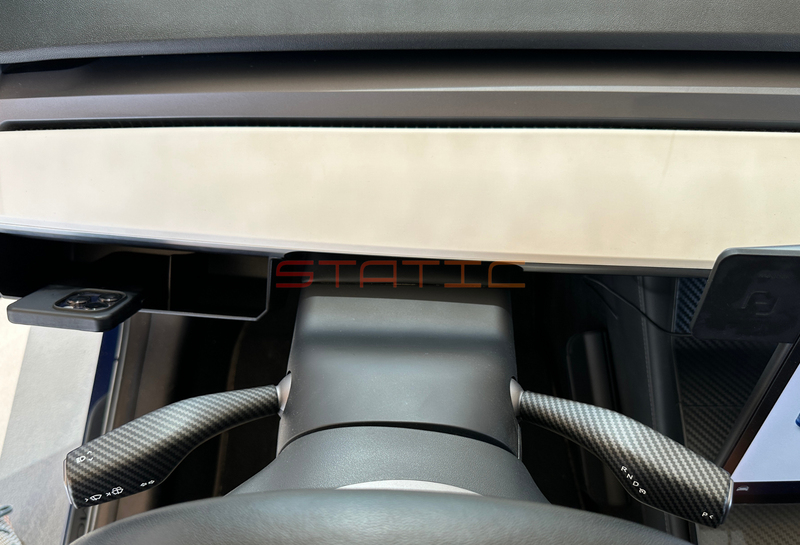 Carbon Fiber Turn/Gear Stalk Covers - Model 3/Y