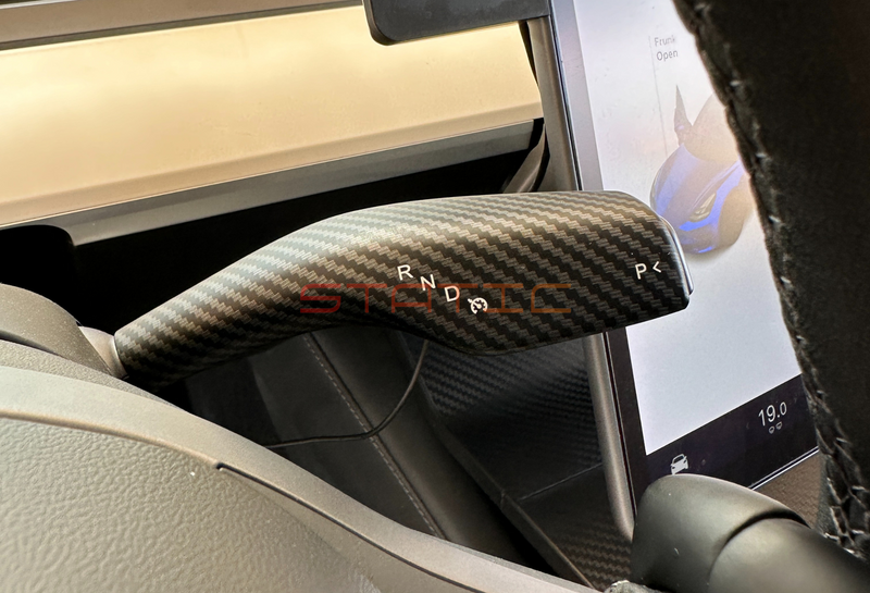 Carbon Fiber Turn/Gear Stalk Covers - Model 3/Y